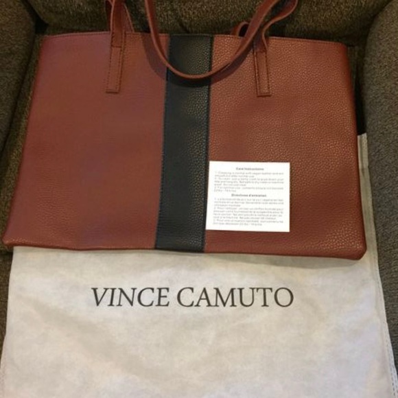 Vince Camuto Handbags - Vince Camuto Luck Vegan leather tote